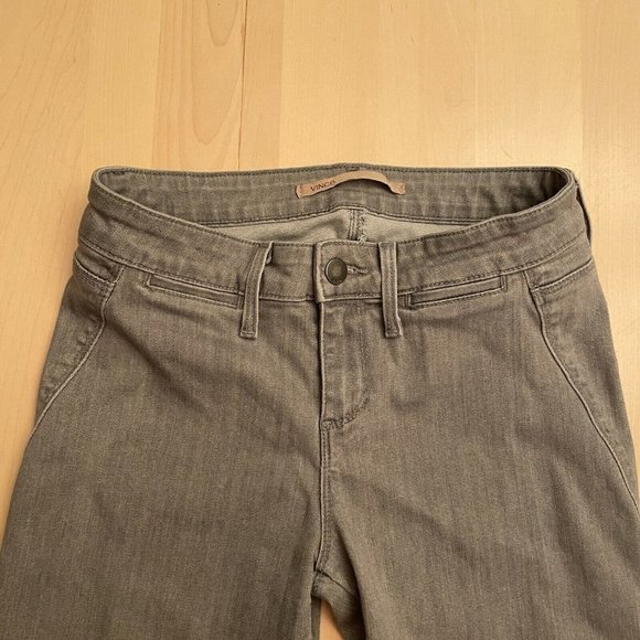 Vince Seam Jegging Skinny Gray Stretch Jeans 27 - Picture 9 of 11